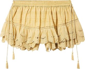 Isabel Marant Short Shorts, female, Yellow, Size: XS Puria Shorts