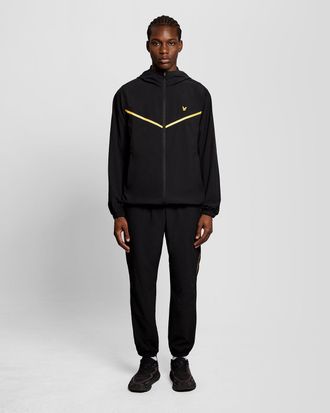 Lyle & Scott Mens Stripe Cuffed Joggers - Black - Size X-Small