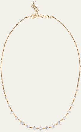 Fernando Jorge Sequence Necklace in Yellow Gold and Diamonds