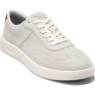 Cole Haan Grand Crosscourt Hingham Sneaker in Silver Birch Suede/british Tan at Nordstrom Rack, Size 10.5