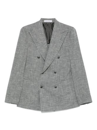 Tagliatore double-breasted blazer - Grey
