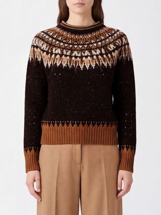 Ermanno Scervino Maglia girocollo in lana e cashmere con motivo jacquard