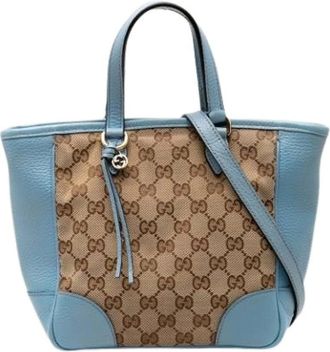 Gucci Pre-owned Handbags, female, Multicolor, Size: ONE SIZE Pre-owned Canvas Handbag