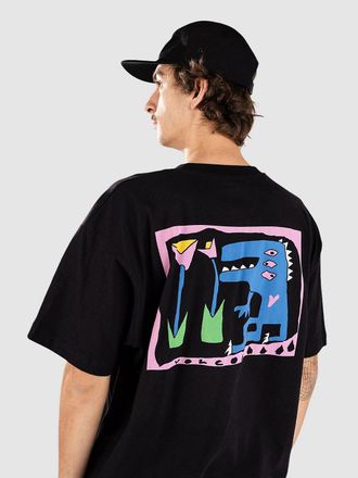Volcom Arthur Dino T-Shirt schwarz