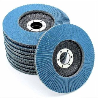 OEM 10 Discos De Lijado Acampanados De 125 Mm, Grano 40/60/80/120, Para Aficionados Al Bricolaje Y Artesanos (acero/madera/metal) -crezuo