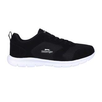 Slazenger Force Mesh-sportschoenen voor heren (Zwart, Wit)