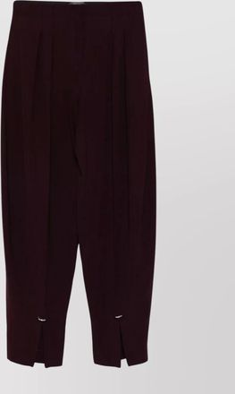 MUGLER high waist straight leg trousers