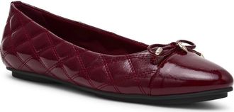 Anne Klein Luci Cap Toe Ballet Flat in Bordeaux at Nordstrom, Size 6.5