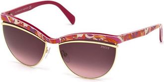 Pucci EP0010 77T Womens Sunglasses Red Size 61