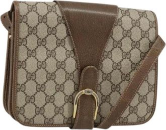 Gucci Pre-owned Cross Body Bags, female, Beige, Size: ONE SIZE Pre-owned Plastic Cross Body Bag