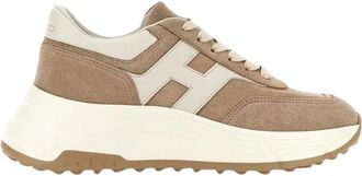 Hogan Sneakers, female, Beige, 4 1/2 UK, H669 Allacciato H