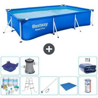 Bestway Piscina Bestway Steel Pro Rectangular - 300x201x66 Cm - 7-piezas S22257