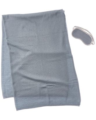 Sofiacashmere Cashmere-Blend Colorblock Travel Set