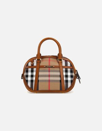 Burberry Womens Small Orchard Bowling Bag - Brown - Size: UNI