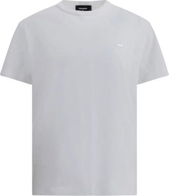 Dsquared2 T-Shirts, male, White, 2XL, Logoed Urban T-Shirt