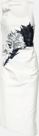 Jacques Wei Bridal printed midi dress
