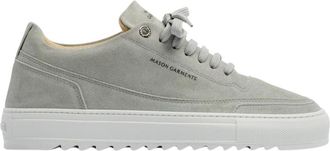 Mason Garments Schoenen, unisex, Grijs, 42 EU, Leer, Firenze Sneakers