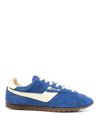 Autry Windspin suede and leather trainers