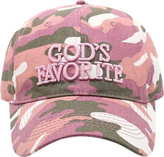 Generic 2025 Gods Favorite Camo Vintage Trucker Hat Baseball Hat Funny Trucker Hat for Men Women Summer Hats for Women