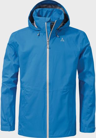 Sch&ouml;ffel Outdoorjacke SCH&Ouml;FFEL 2.5L Jacket Aiplspitz M, Herren, Gr. 54, blau (8320, blau), Oberstoff : 100% Polyester, regular fit, hoch geschlossener Ausschni
