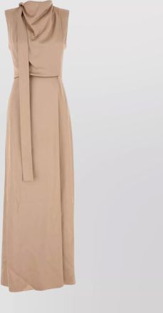 Fendi silk satin maxi dress