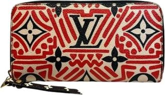 Louis Vuitton Pre-owned Wallets, male, Multicolor, Size: ONE SIZE Pre-owned LV Crafty Coated Canvas Wallet