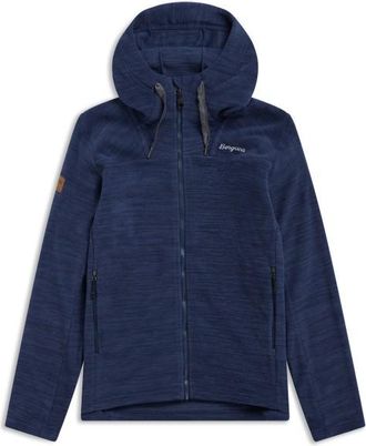 Bergans Hareid Fleece Hood Jacket Fleecejacke f&uuml;r Herren | blau