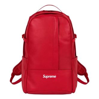 SUPREME FW23 Leather Bag Red SUP-FW23-0829