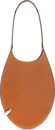 Tory Burch Schoudertas Pierced - Dames - Schoudertassen - Bruin - ONE Size - Leer - Tassen