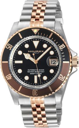 Haurex Eterno Automatic Black Dial Mens Watch 4R514UBB