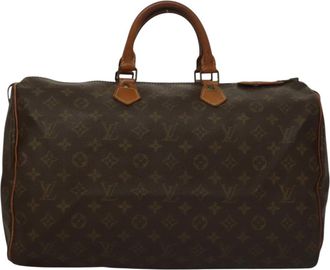 Louis Vuitton Speedy 40 Brown Canvas Handbag (Pre-Owned)