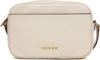 Michael Kors Jet Set Travel Grote Camera Crossbody Tas - Dames - Schoudertassen - Beige - ONE Size - Leer - Tassen