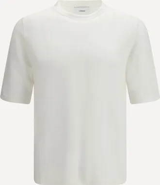 Lardini Linen and cotton knit T-shirt Male S