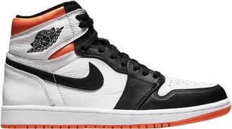 Nike Jordan Mens Retro 1 High OG - Basketball Shoes - Black / Orange / White Size 10.0