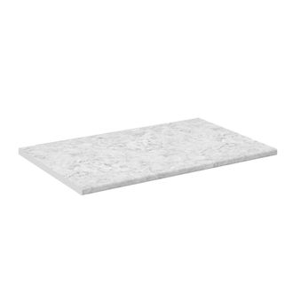 Vicco Encimera De Cocina R-line, M&aacute;rmol Blanco, 97 Cm