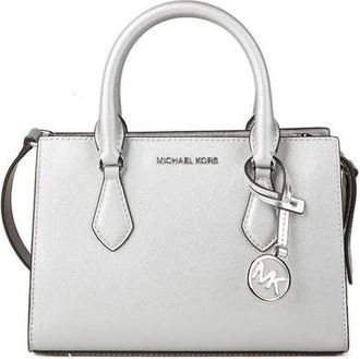 Michael Kors Sheila Small Center-Zip Satchel - Dames - Handtassen - Grijs - ONE Size - Tassen
