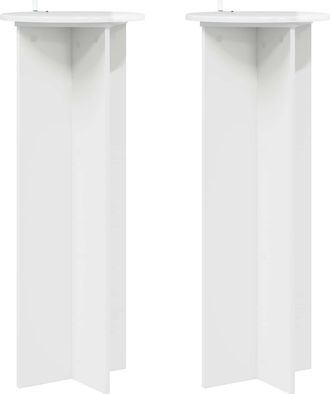 vidaXL Soporte De Plantas 2 Uds. Brillante &Oslash;40 X 100 Cm Vidaxl