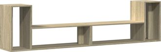 vidaXL Muebles De Tv 2 Uds Madera Ingenier&iacute;a Roble Sonoma 100x30x50 Cm Vidaxl
