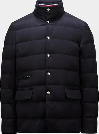 Moncler Men & apos;s Bess Hooded Wool Short Down Jacket