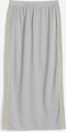 H&M Jupe mit Paspeldetail - Grau