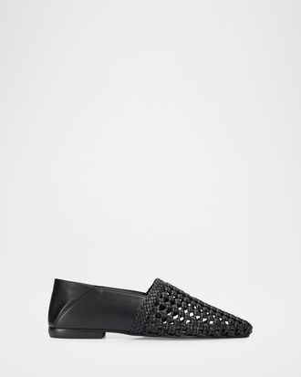 Staud 55mm Brigitte Suede Kitten-Heel Mules