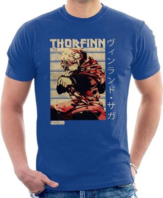 Cloud City 7 Vinland Saga Thorfinn Mens T-Shirt Royal Blue