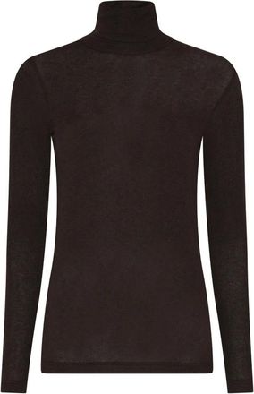 Bruuns Bazaar Angela Roll Neck - Dames - Truien - Bruin - Maat: S Wol