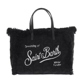 Saint Barth Borsa Colette in Velluto - - Bags - Donna - Nero - ONE SIZE