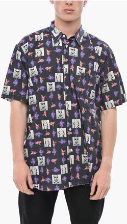 Comme Des Gar&ccedil;ons SHIRT THE ANDY WARHOL Printed Cotton Shirt size Xl