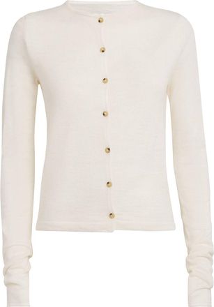 Lauren Manoogian White Alpaca Cardigan Size L