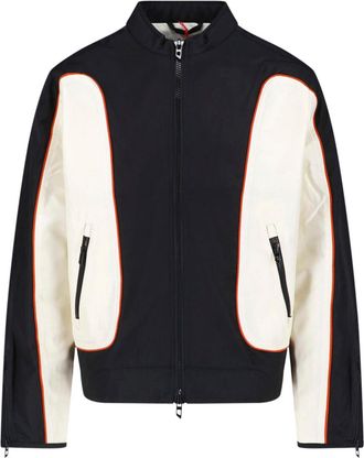 Diesel Color-Block Black Jacket with Red Piping