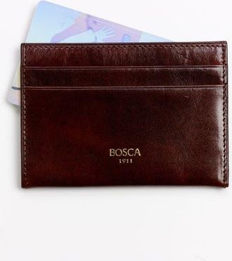 Bosca Old Leather Weekend Wallet in Dark Brown at Nordstrom