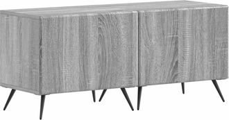 vidaXL Mueble De Tv Sonoma Gris Madera De Ingenier&iacute;a Vidaxl