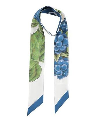 スカーフ Ferragamo Ivory Blue Silk Scarf With Giada Print Giada print silk scarf - Women | Ferragamo
